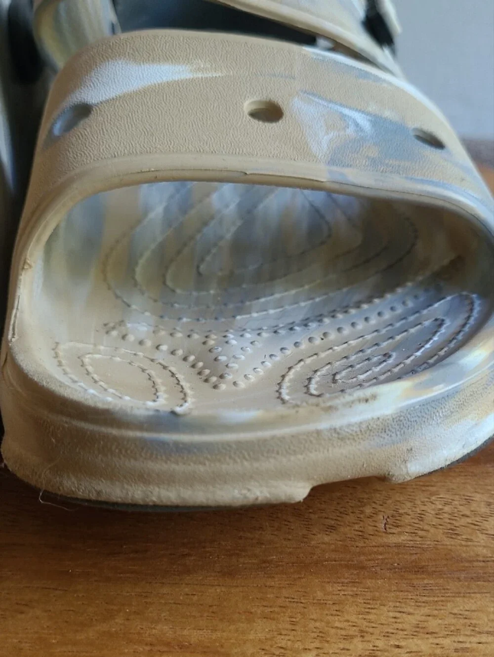CROCS sandals tan